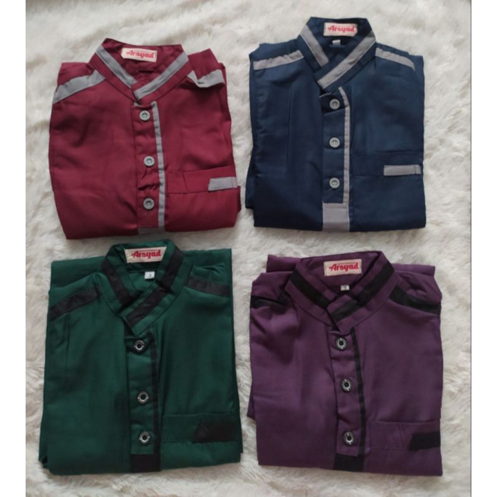 Jubah Saudi Anak Laki-laki Size 1-14th - Jubah Saudi Banin Katun Toyobo Umur 1-14th