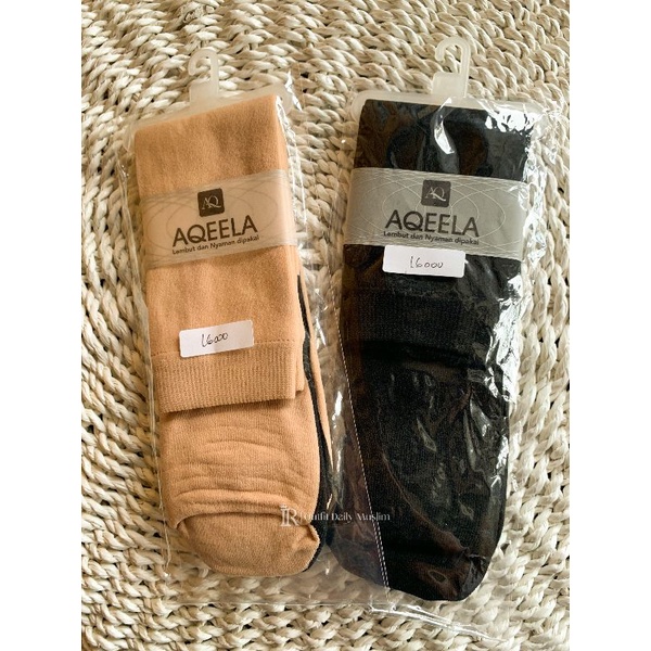 Kaos Kaki Wudhu Muslimah by Aqeela Alas Hitam