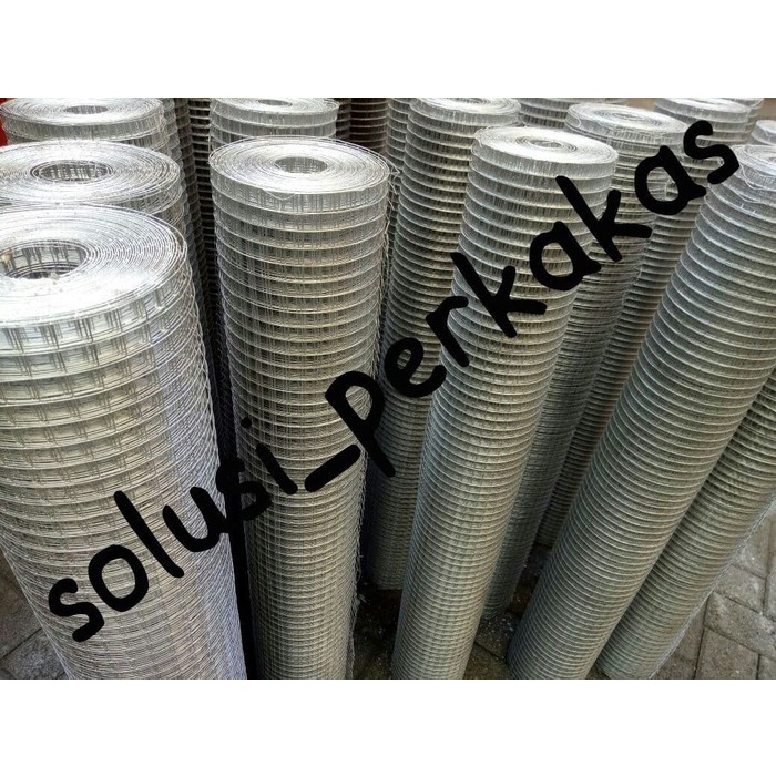 Terlaris Kawat Loket Galvanis Jumbo 1/2" X 1M X 20M Tebal Kawat Kandang Ram