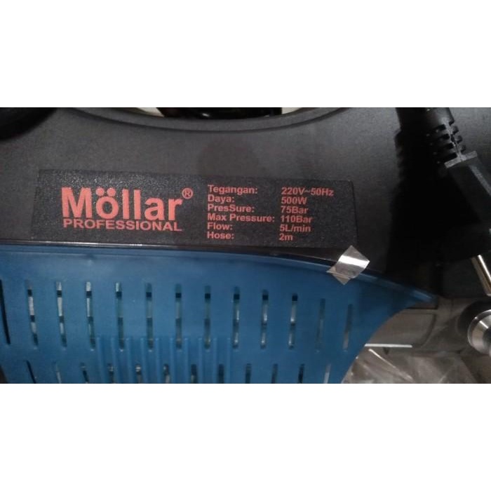 Mollar Hpw 500 / Hpw 550 Jet Cleaner 110 Bar Motor Induksi