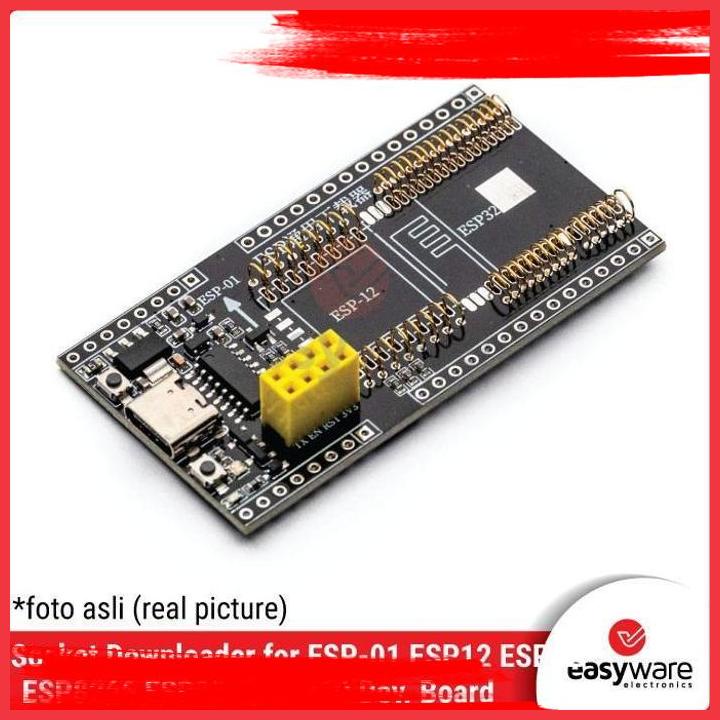 (EASY) PROGRAMMER DOWNLOADER FLASHER CHIP ESP32 ESP01 ESP8266 ESP-32 ADAPTER