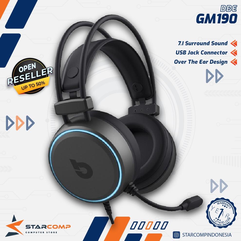 dbE GM190 7.1 Virtual Surround Gaming Headphone GM-190 GM 190