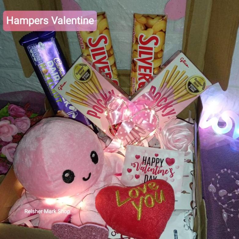 

Hampers Pocky Love + Boneka Kado Hadiah Birthday Wisuda Anniversary Valentine Promo Best Seller!