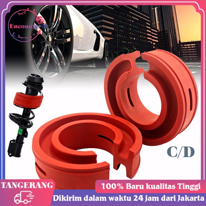 2Pcs Spring Buffer Mobil Damper Shock Mobil Dumper Shock Mobil