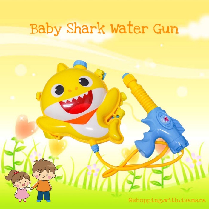Terlaris Pinkfong Baby Shark Backpack Water Toy / Mainan Air