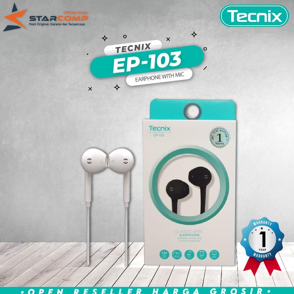 Headset TECNIX EP-103 Earphone With Mic