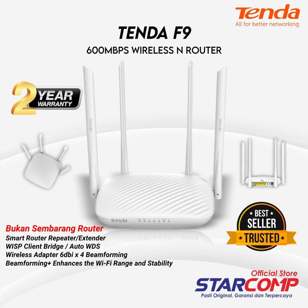 Tenda F9 Wireless Router Tenda 600Mbps