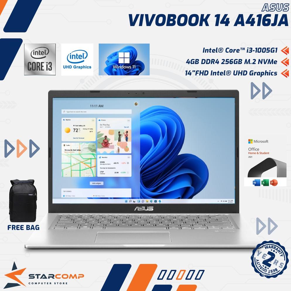 Asus Vivobook 14 A416JAO - i3 1005G1 4GB 512GB SSD 14" FHD IPS OHS