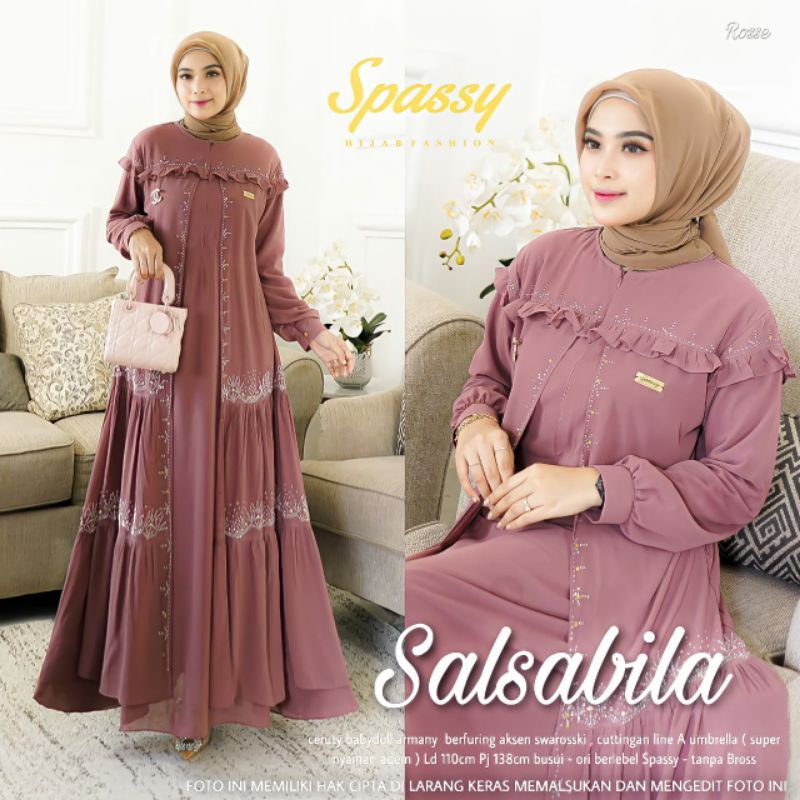 salsabila by spassy gamis ceruty