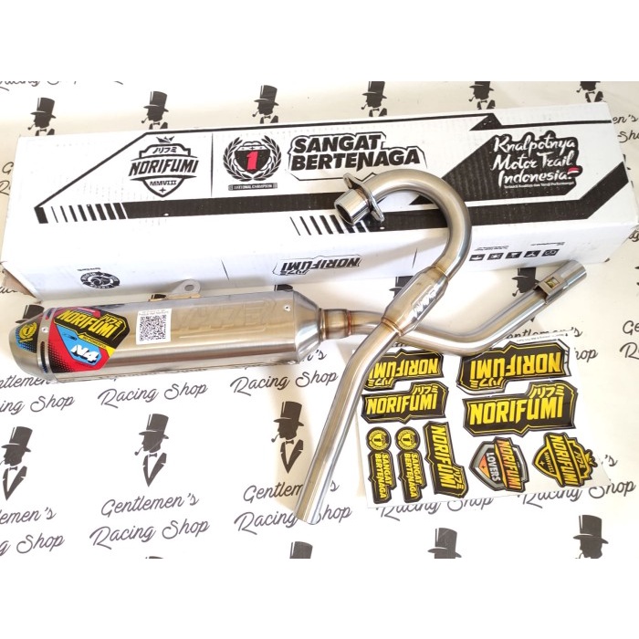 Knalpot Norifumi N4 Crf 150 L Ss Stainless Original N4