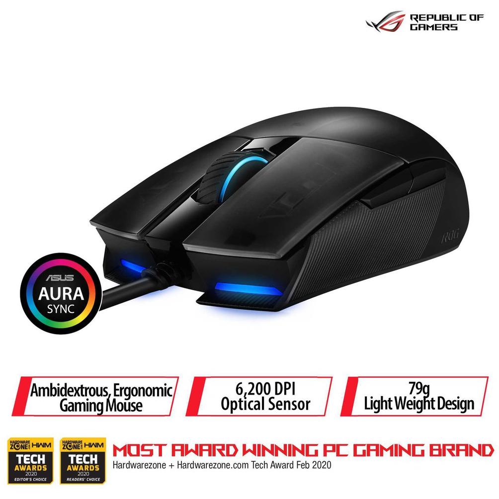 Mouse Gaming ASUS ROG STRIX IMPACT II Gaming Mouse
