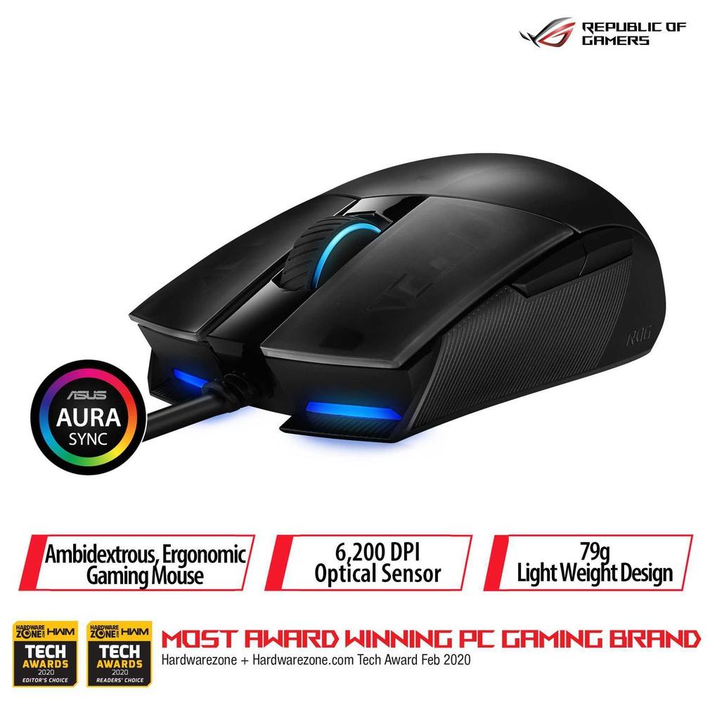 Mouse Gaming ASUS ROG STRIX IMPACT II Gaming Mouse
