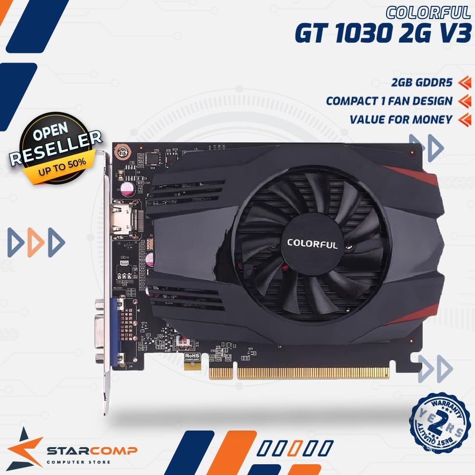 COLORFUL GT1030 2G V3-V GT 1030 2GB GDDR5 VGA GT 1030