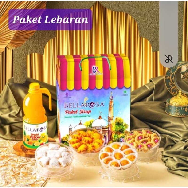Hampers Parcel Kue Lebaran Bellarosa Syrup Coklat