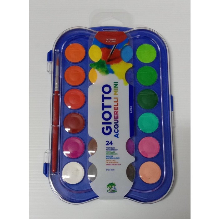 

Terlaris Giotto Acquerelli Mini 24 Warna ( Watercolor Cake / Cat Air )