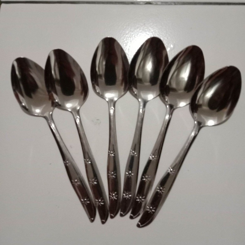 Sendok Makan Tebal Stainless Steel Spoon - 808 32GR #10095 - Isi 12 pcs