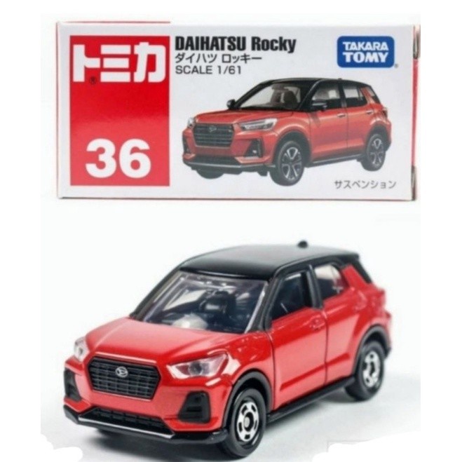 TOMICA 36 DAIHATSU ROCKY MERAH TAKARA TOMY REGULER DIECAST