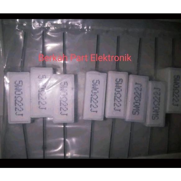 RESISTOR KAPUR 0 22 OHM 5WATT