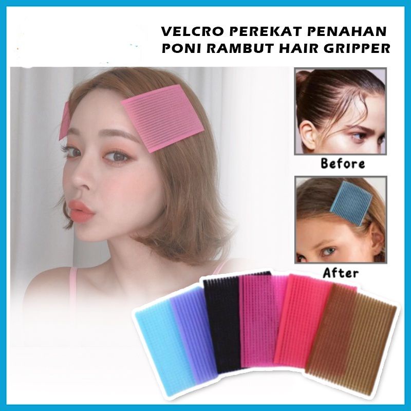 Velcro Rambut Perekat Penahan Rambut / Hair Pad Aksesoris Styling Rambut / Fringe Hair Gripper