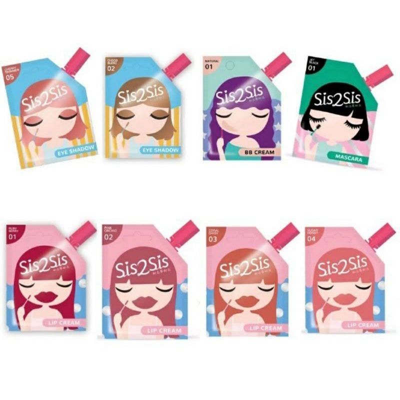 Sis2sis Lipkrim/Maskara/Eyeshadow