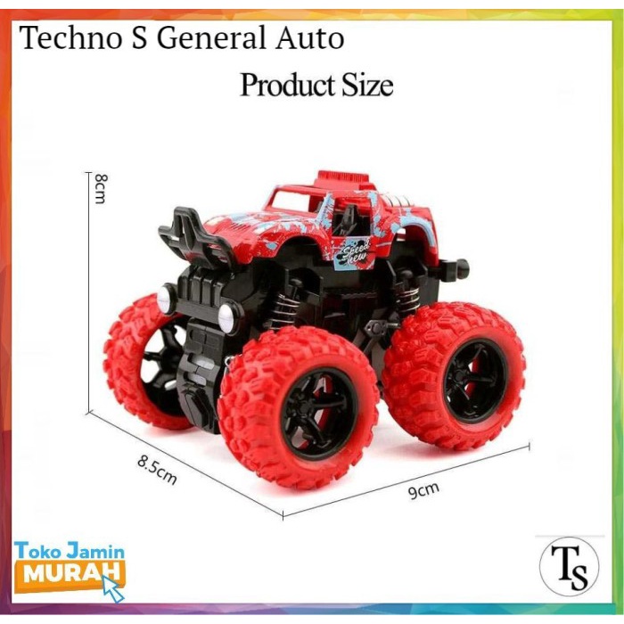 Mainan Mobil Monster Jip Truck - Mainan Mobil Jeep Truk Monster Zap