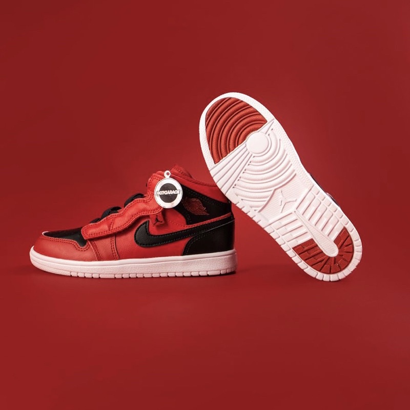 Air Jordan 1 Mid Reverse Bred Kids