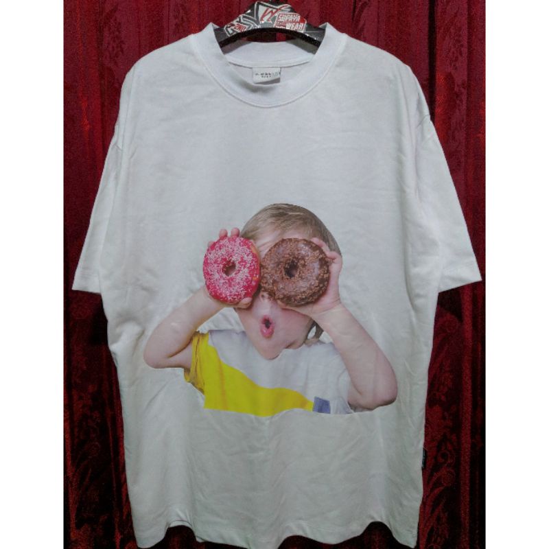 Acme De La Vie Preloved ADLV Baby Face T-shirt White Donut