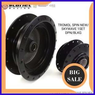 TROMOL JARI2 SPIN NEW/SKYWAVE 1SET DPN/BLKG WRN CROME/HITAM SCARLET suku cadang 54PR23