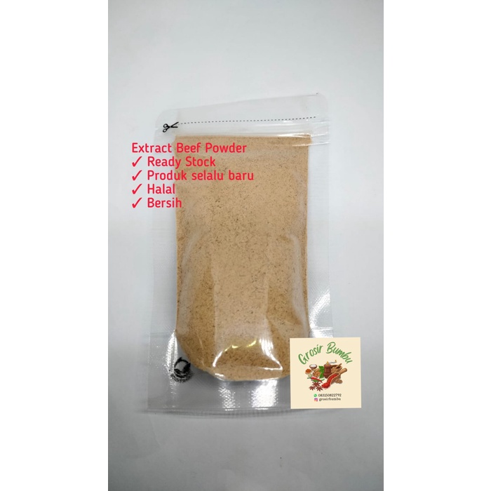 

READY Kaldu Sapi Non MSG 500gram Halal / HALAL Beef Extract Powder