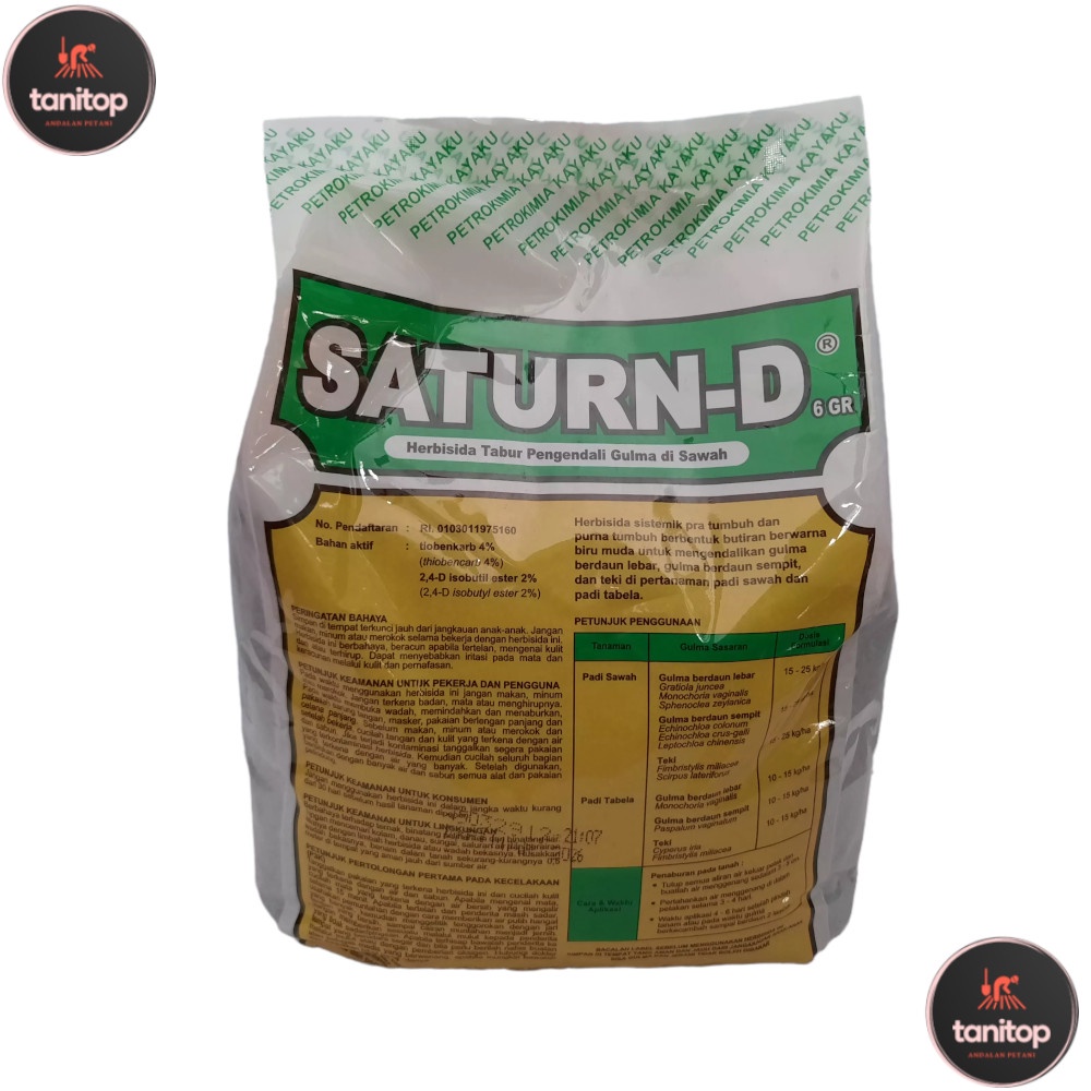 Saturn D 2 Kg Herbisida Tanaman Padi Ampuh