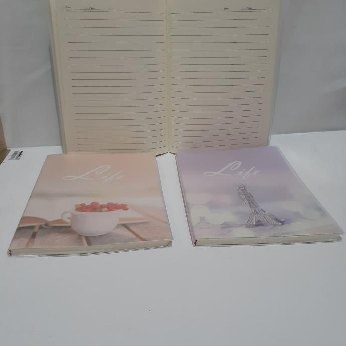 

buku notebook a5 motif bunga/buku diary a5 motif bunga/ bloknote a5