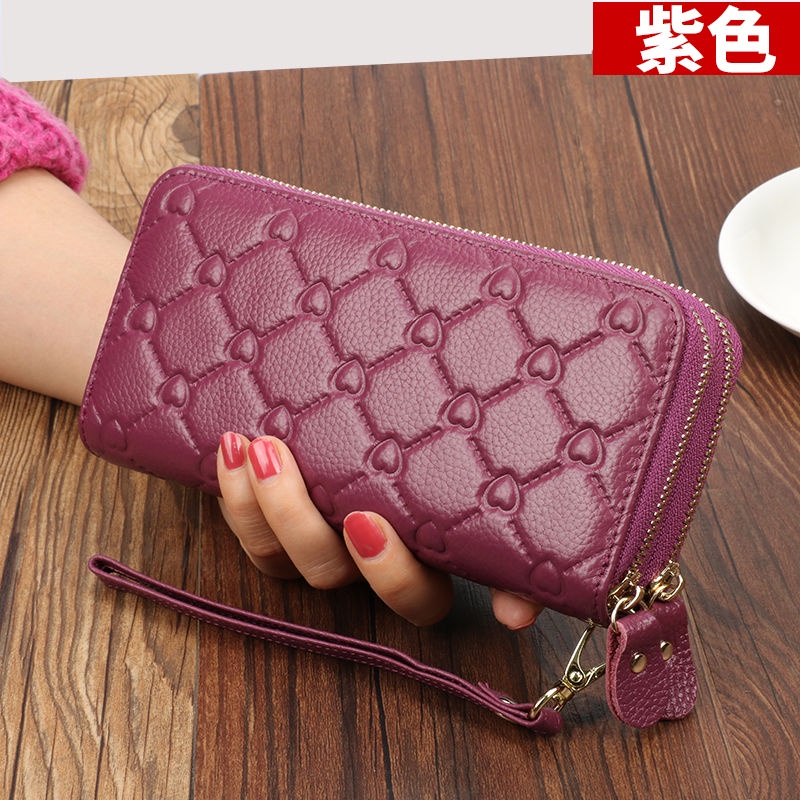 Sera 2023 Fashion Dompet Wanita Clutch Bag Panjang Tas Tangan Kecil Kulit Asli Multifungsi Kapasitas Besar Mengubah Tas Ponsel