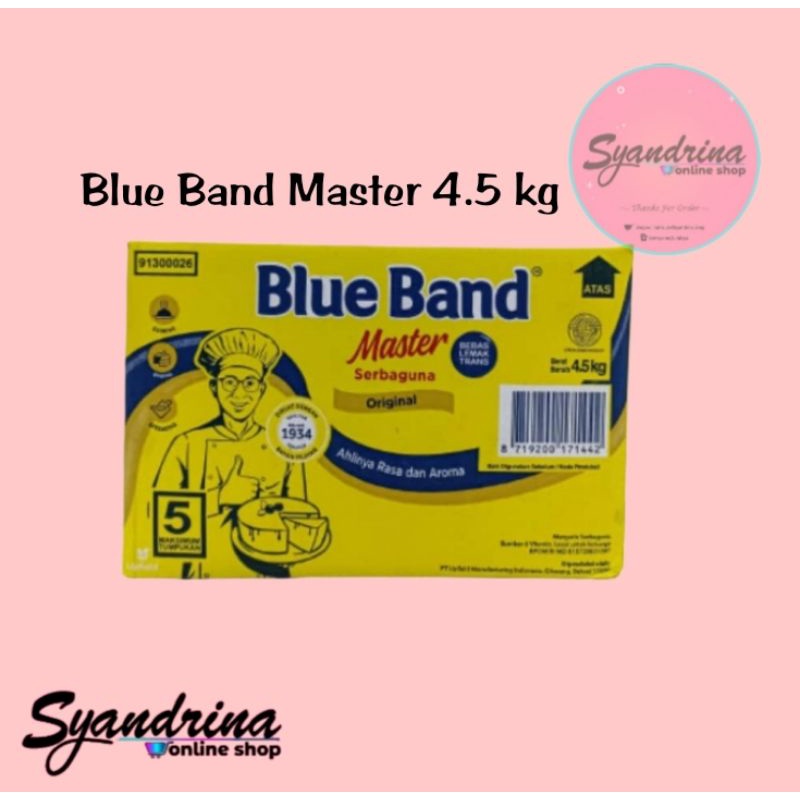 

BLUEBAND BOX 4.5 KG/ BLUE BAND MASTER ORI 4.5 KG/ BLUEBAND MARGARINE