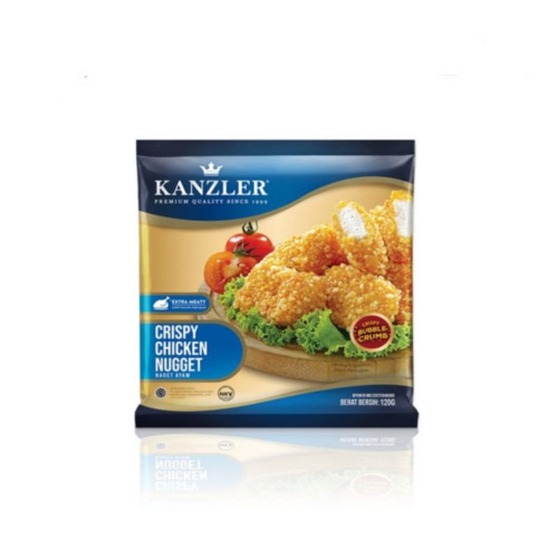 

Kanzler Crispy Chicken Nugget ( Naget Ayam Crispy ) | Berat Bersih 120gr