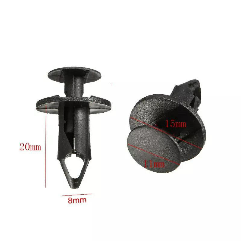 klip liner spakbor  mobil universal 8.mm