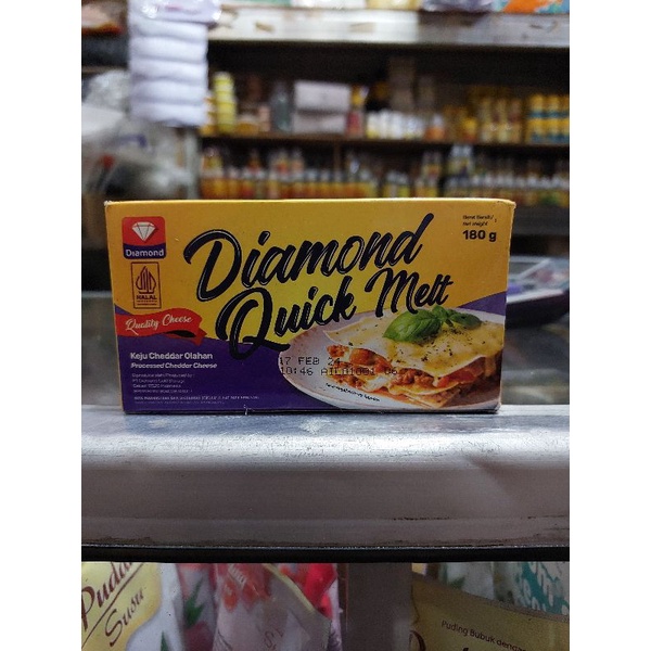 

Keju Diamond Quick Melt 180 Gr /Cheese Diamond