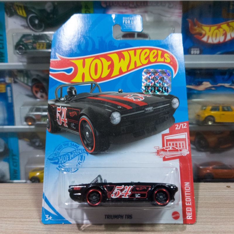 HOT WHEELS TRIUMPH TR6 - RED EDITION - FACTORY SEALED