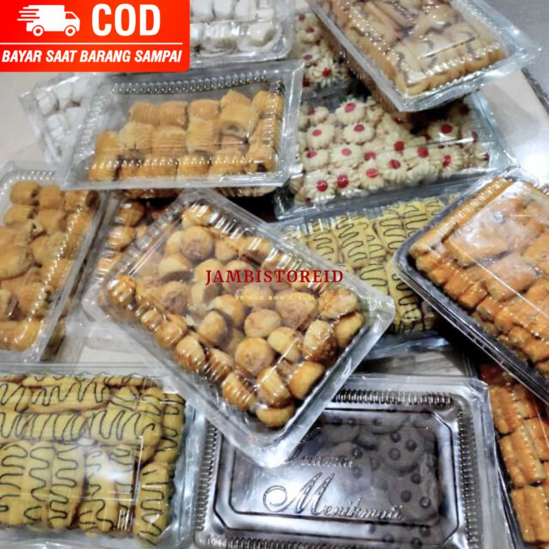 

(JAMBISTOREID) JAMBI LANGSUNG KIRIM All Varian Kue Kering Lebaran 1 Pak Box Ekonomis Plastik Putri Salju Nastar Choco Crunch Astor Kue Kacang Kuping Gajah