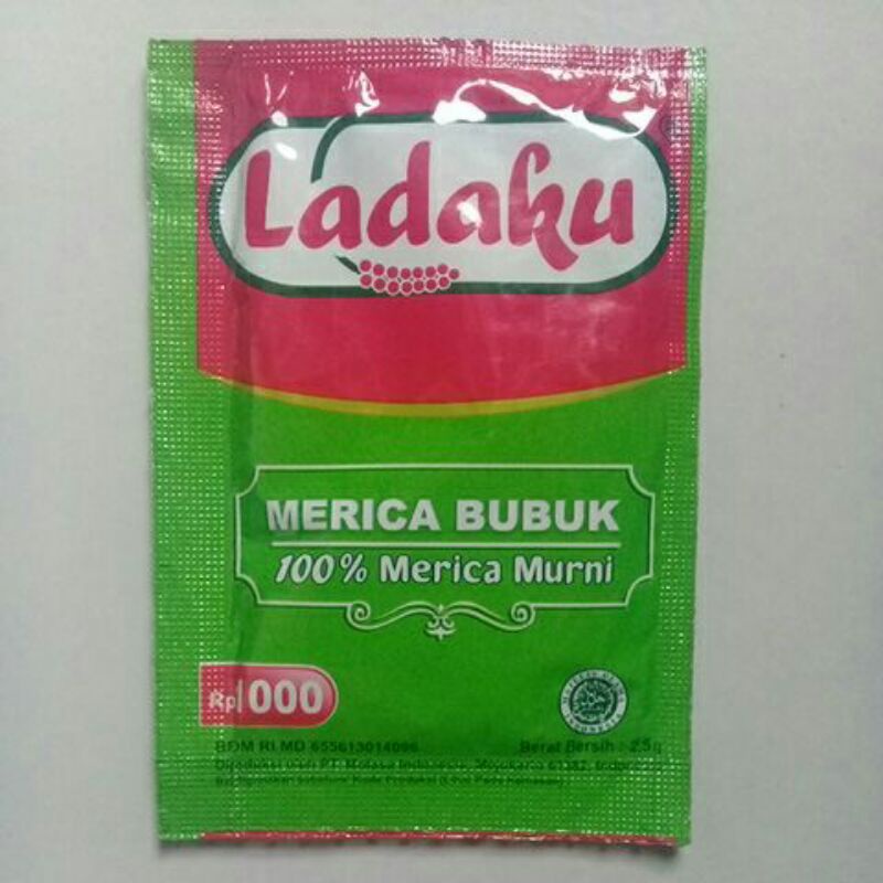 

~MOS~ Ladaku Merica Bubuk Sachet. Penyedap Masakan.Bumbu Pedas. Bumbu Masak