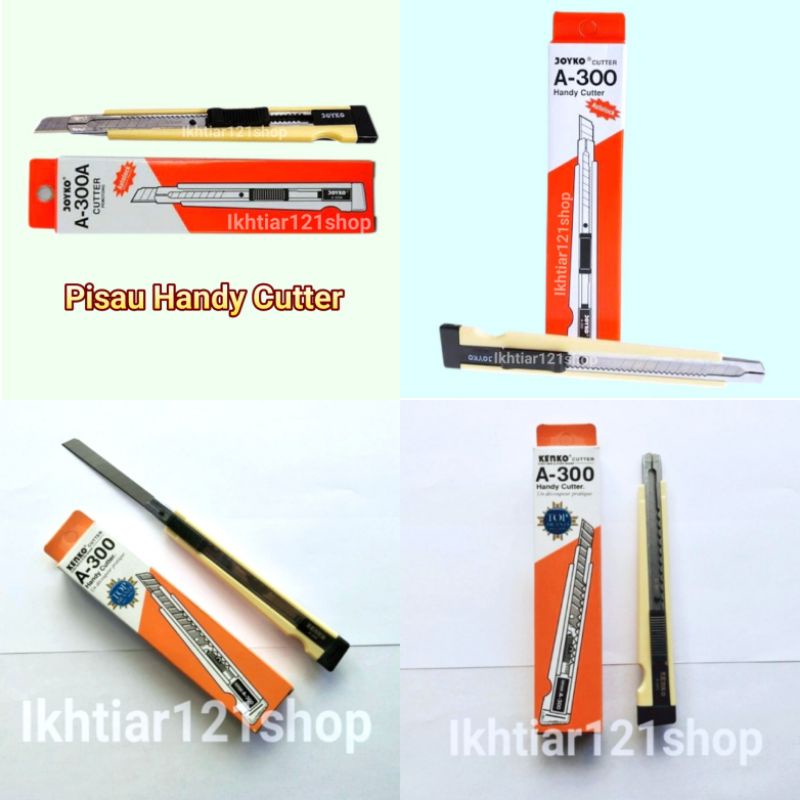 

Pisau Handy Cutter Kecil A-300/Pisau Pemotong Serba Guna Berkualitas