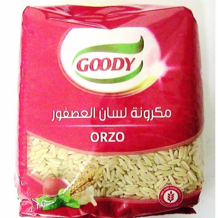 

Goody Orzo Barley Lisan Ashfur 500 Gram Pasta Beras Nasi Sup Italia