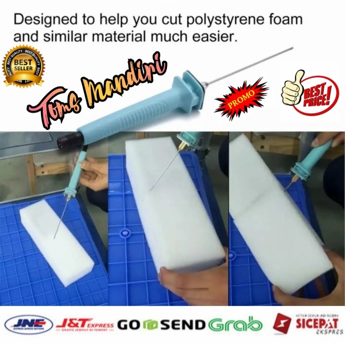 

Pemotong Alat Pemotong Busa/Gabus - Heater Cutter Styrofoam Art Acraft Seni