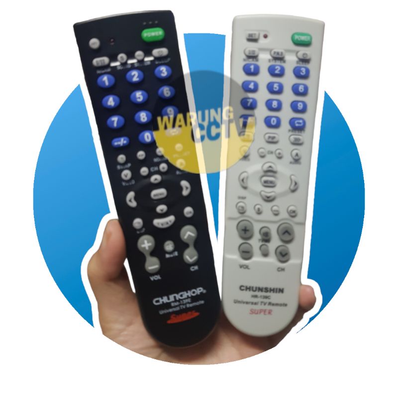 REMOTE TV UNIVERSAL segala merek TV TABUNG CHUNSHIN HR-139C CHUNGHOP RM-880E