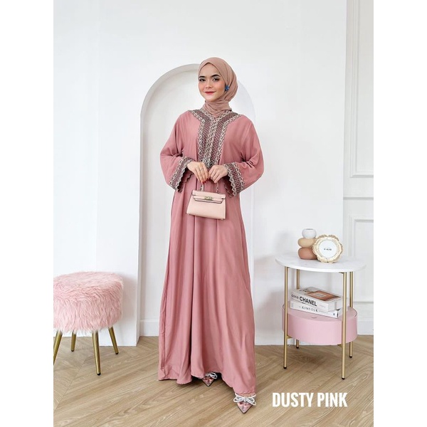 Gamis Kaftan Arabian Original by Hd.id/ Long Kaftan Arabian Busui Friendly