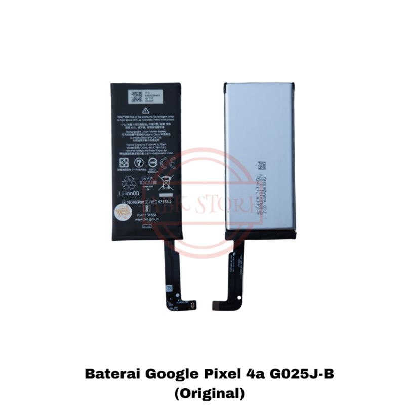 BATERAI BATTERY GOOGLE PIXEL 4A G025J-B ORIGINAL BATRE