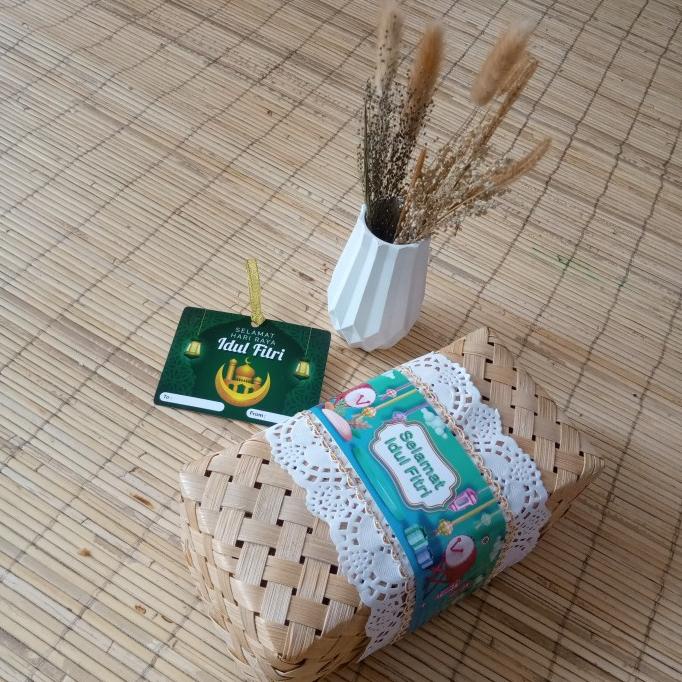

Hampers Gift Box Souvenir Box Hampers Bambu Besek Paper Belt Tema Lebaran Sale