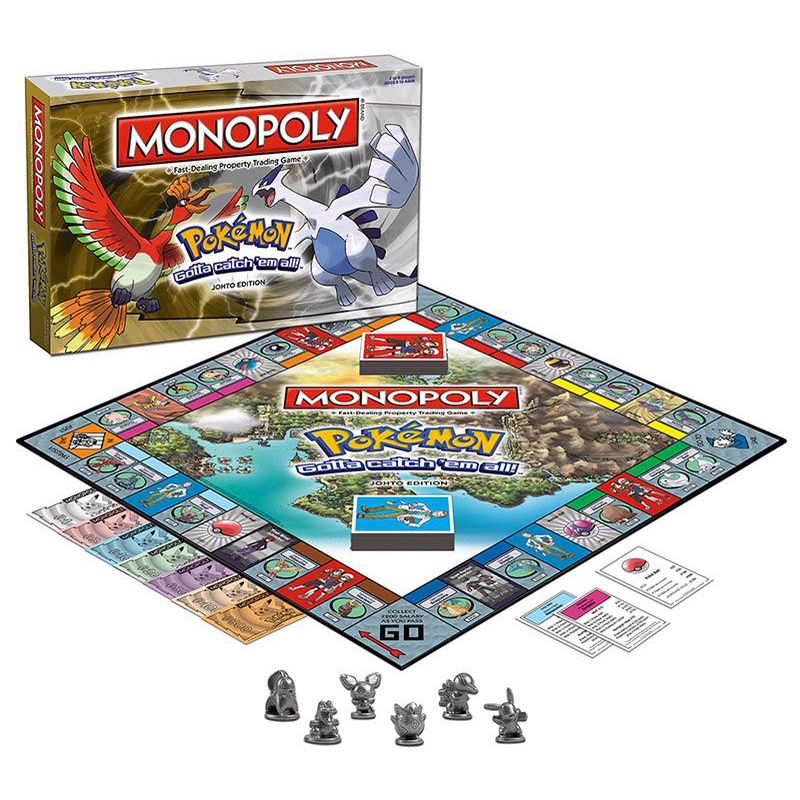 MONOPOLY POKEMON : JOHTO EDITION BOARD GAME