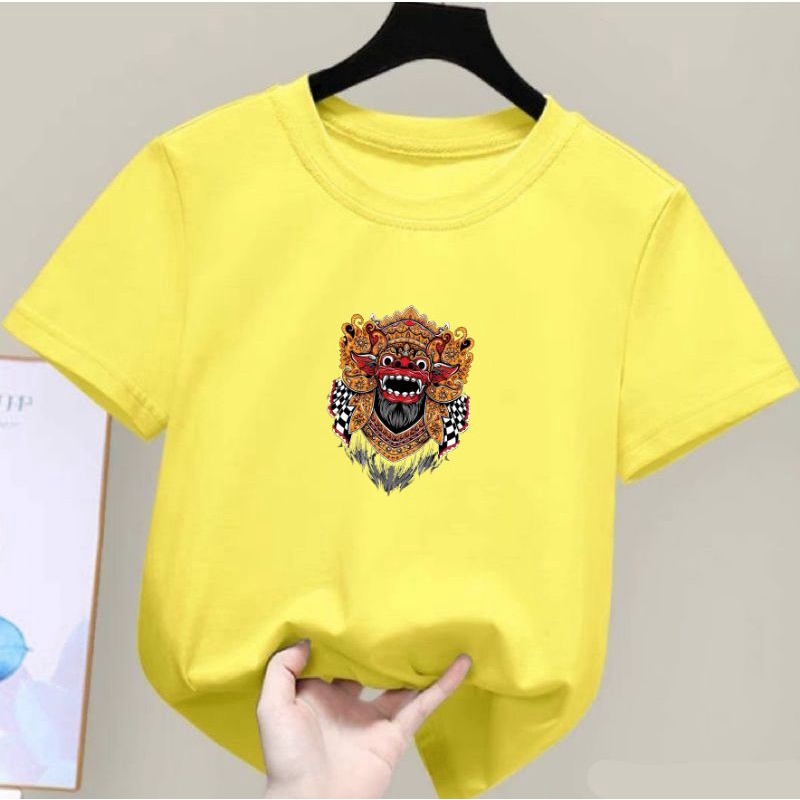 baju bali anak anak kaos bali anak size s m l xl cowok cewek unisex atasan bali anak BARONG SINGA