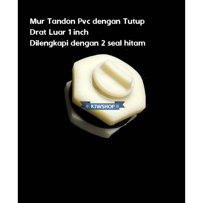 Mur Tandon 3/4 + Tutup Drat Luar 3/4 u/ pembuangan air murah