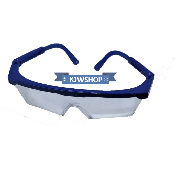 Kacamata Bening Transparan Penutup Mata Safety Anti Virus murah